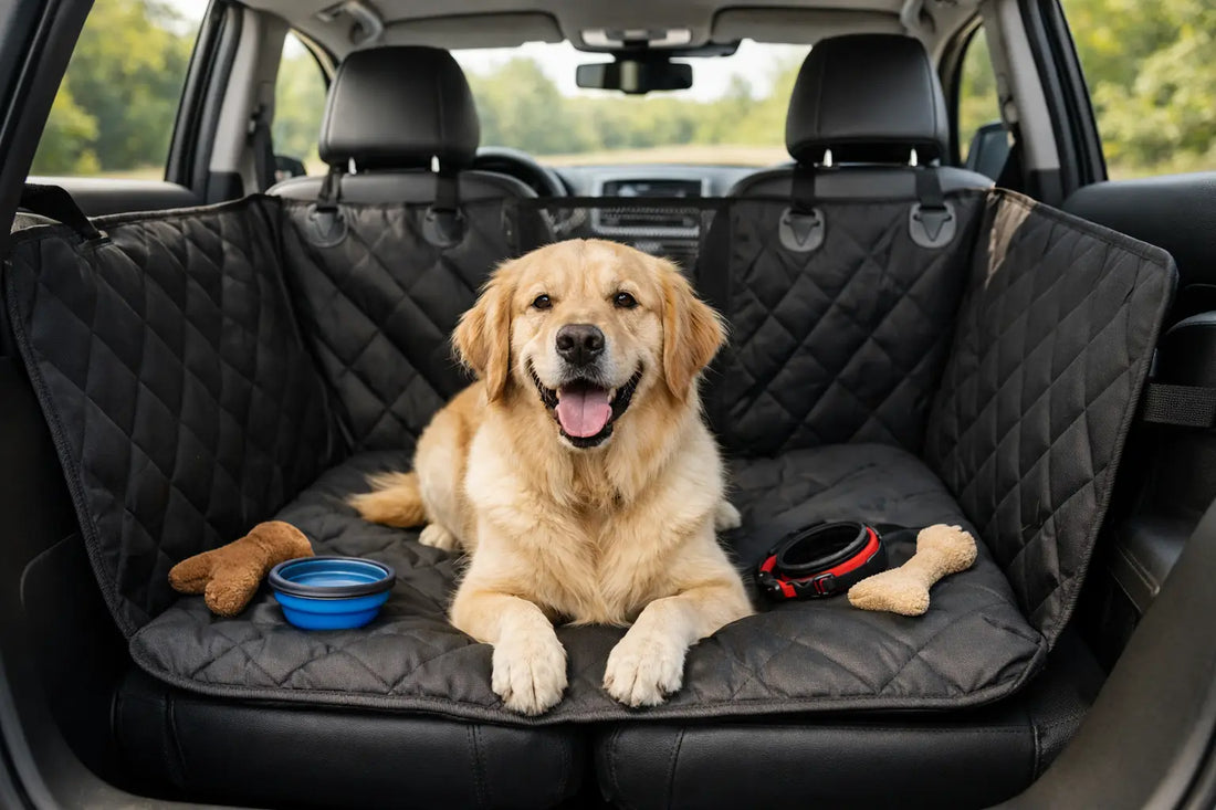Protector de asiento trasero para viajes con perro