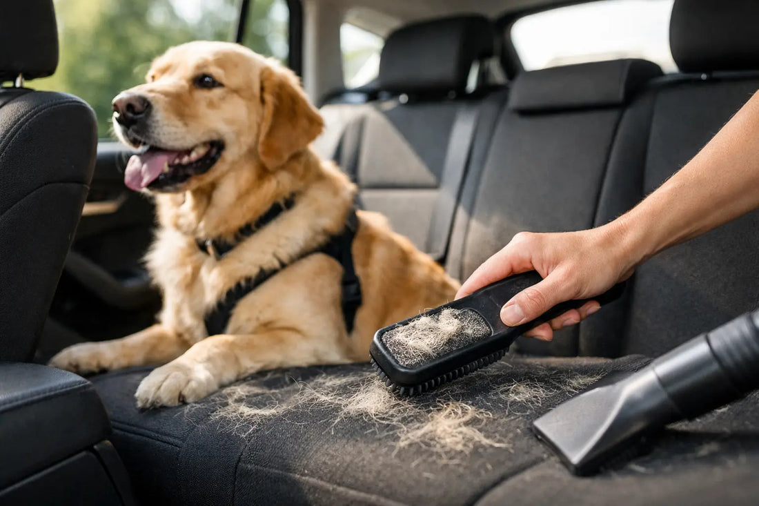 Cómo evitar pelos de perro en el coche