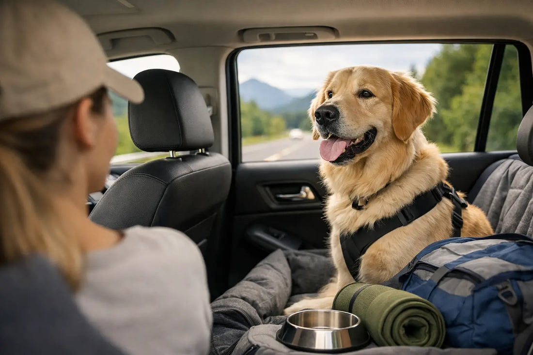 Viajes largos con perro en coche: consejos