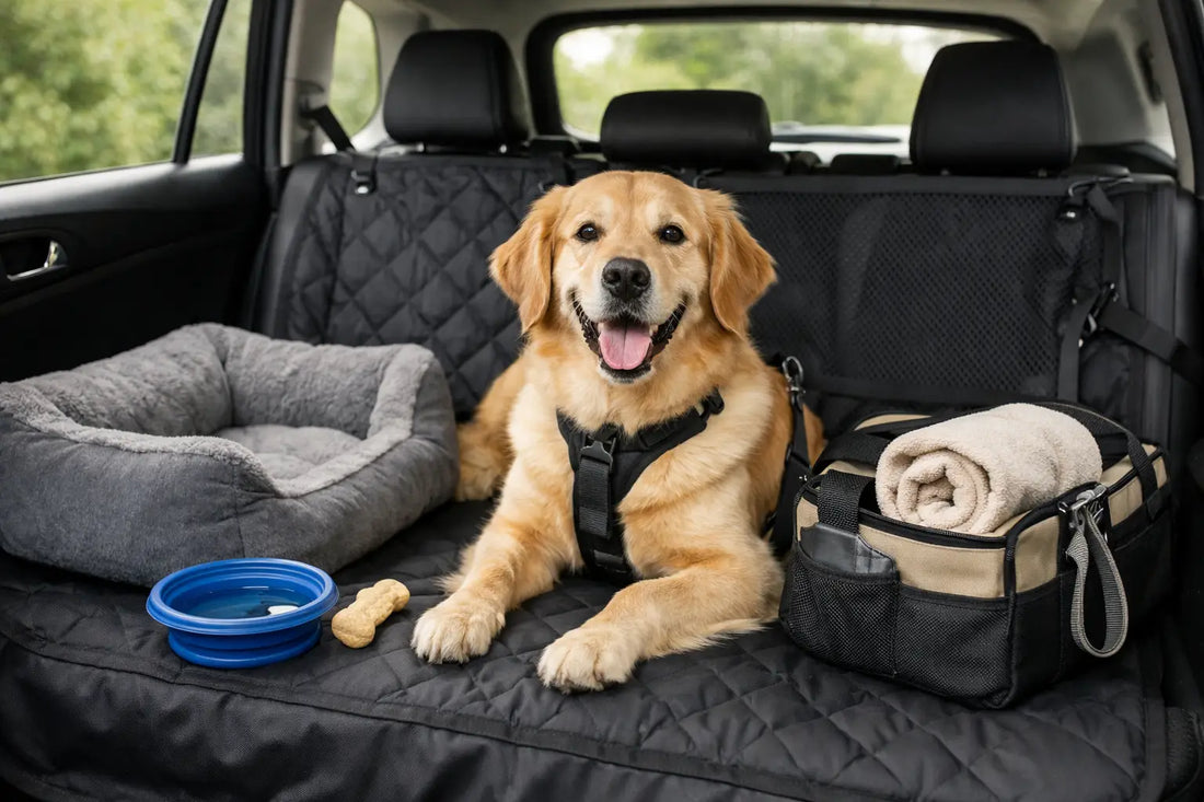 Cómo preparar coche para perro sin estrés