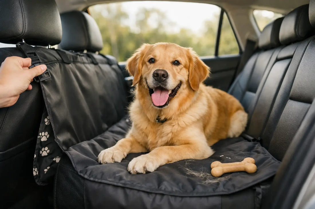 Cómo proteger asiento del coche del perro