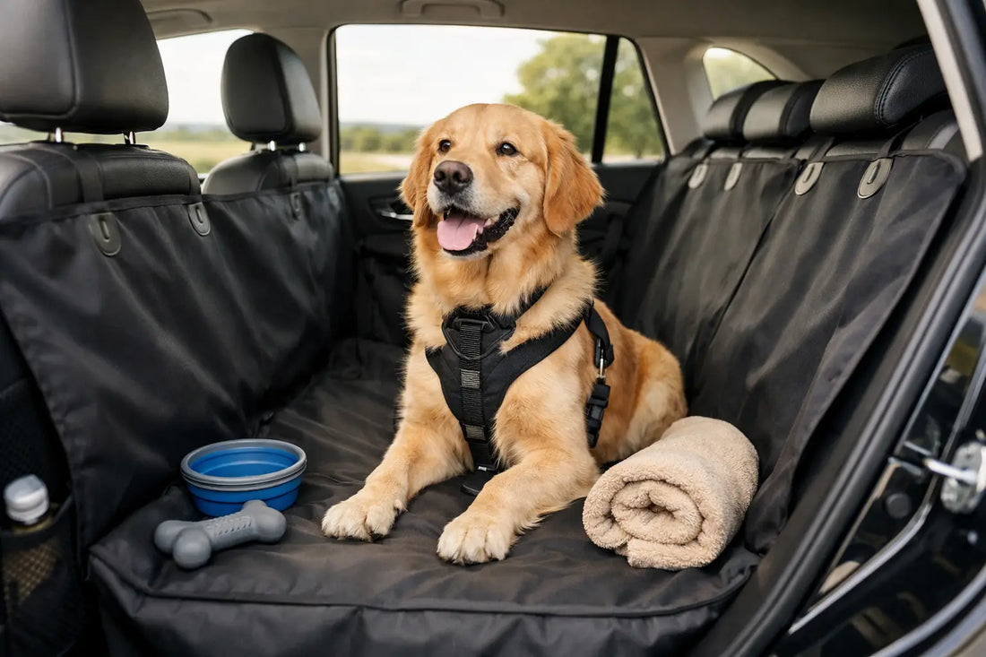 Viajar con perro en coche sin ensuciar todo