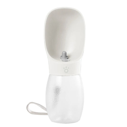 Botella de agua portátil para perro con bebedero — 300 ml