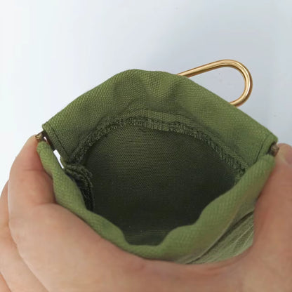 Bolsa de viaje para premios y comida de perro — Lona con cierre automático