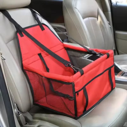 Asiento elevado de coche para perro pequeño — Plegable y estable