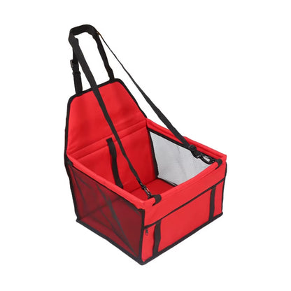Asiento elevado de coche para perro pequeño — Plegable y estable