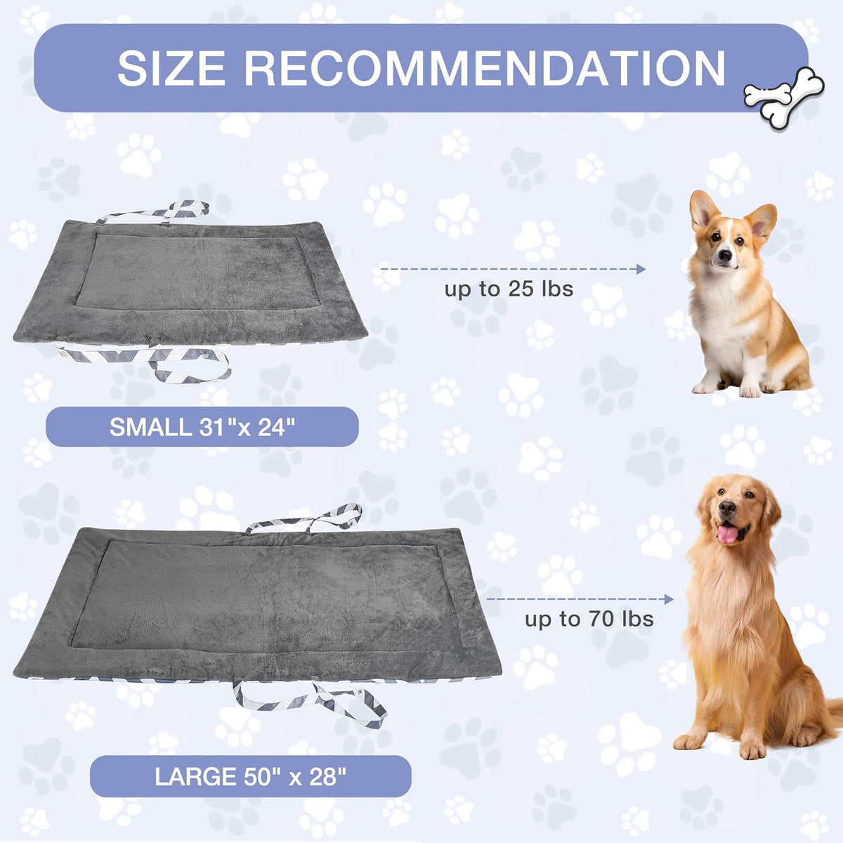Foldable Travel Dog Mat