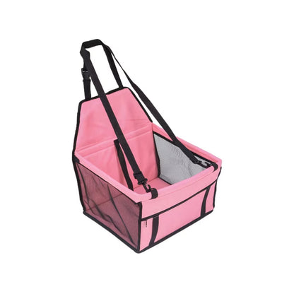Asiento elevado de coche para perro pequeño — Plegable y estable